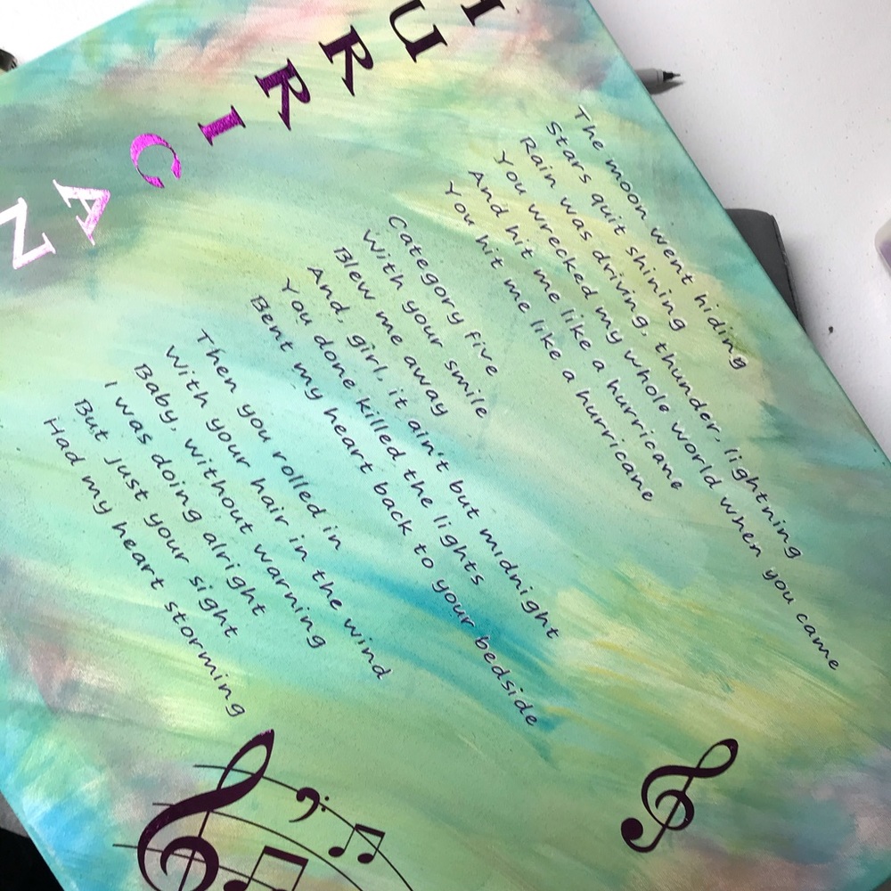 Canvas custom art